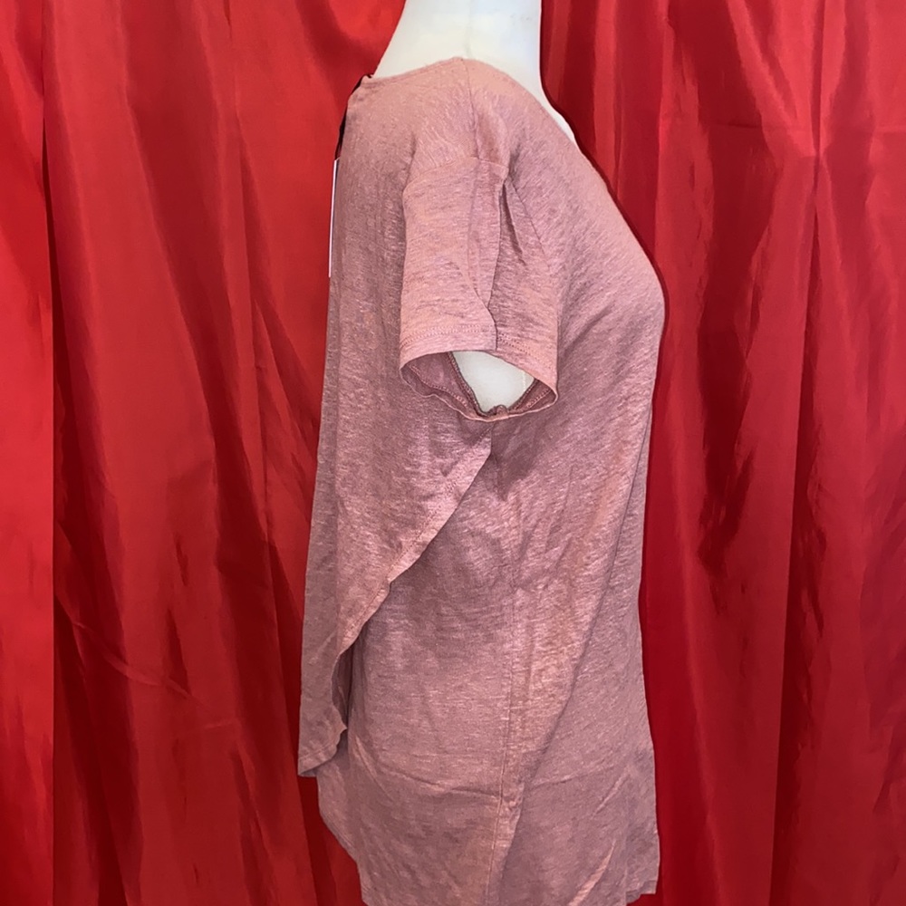 Nwt! 100% Linen - Gorgeous! Raspberry Color Sz S - image 4